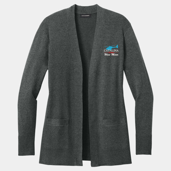 Women's Open Front Cardigan Sweater Thumbnail