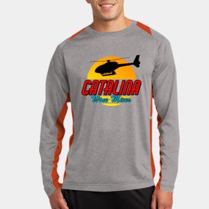 Long Sleeve Heather Colorblock Contender ™ Tee Thumbnail